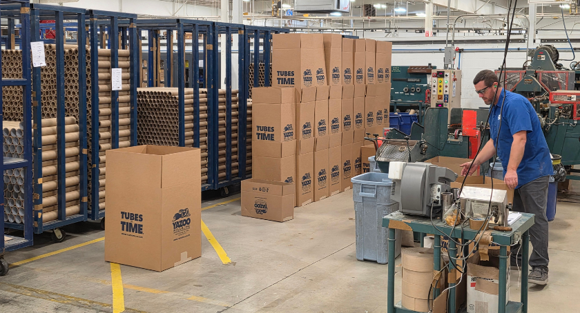 Yazoo Mills is one of the country's leading providers of paper tubes and cores.